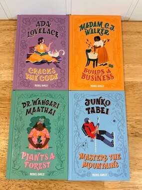 Lot of 4 Rebel Girls Chapter Book Hardcover Set